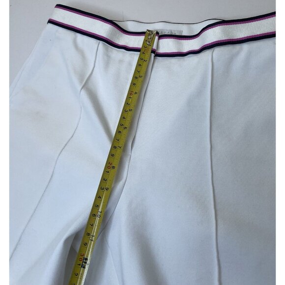 Escada High Rise Stretch Skinny White Pants Logo 38 EU 6 US - Picture 5 of 7